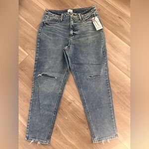 Time & Tru Classic Blue Distressed Women's Jeans